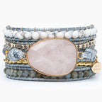 Rose Quartz Loving Wrap Bracelet - Luulink