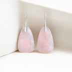 Rose Quartz Protection Drop Earrings