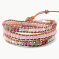Rose Quartz Wrap Bracelet - Luulink