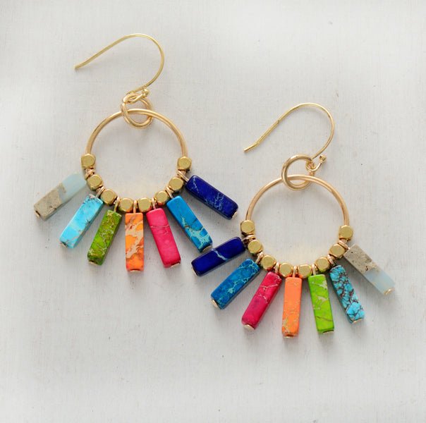 The Chakra Power Earrings - Luulink
