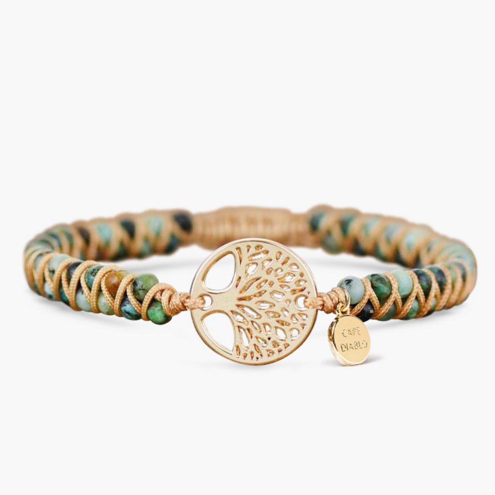 Tree of Life African Jasper Bracelet - Luulink