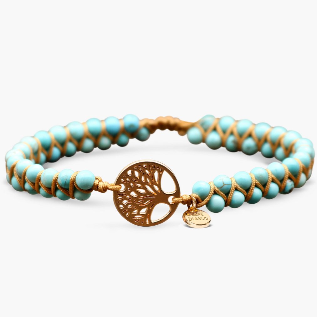 Tree of Life Turquoise Bracelet - Luulink
