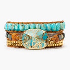 Turquoise Calming Energy Wrap Bracelet - Luulink