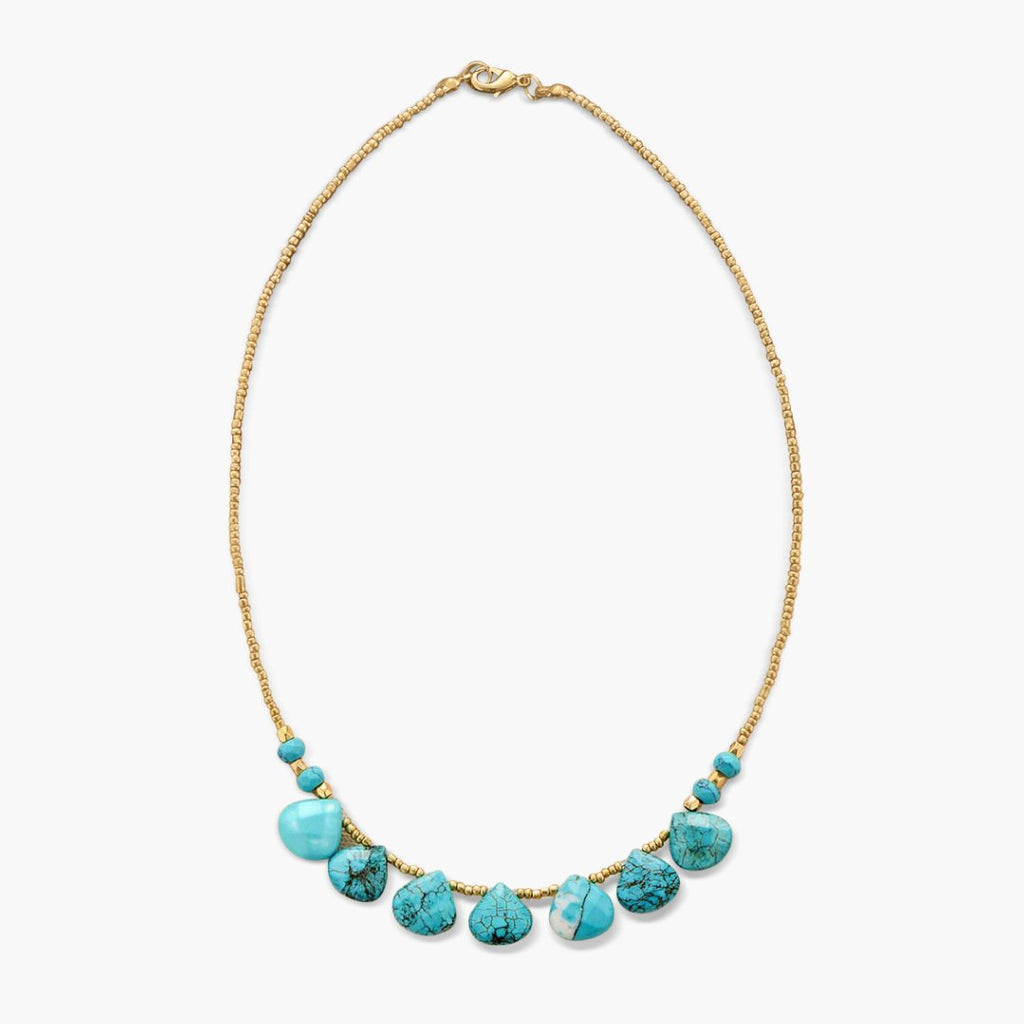 Turquoise Choker Necklace - Luulink