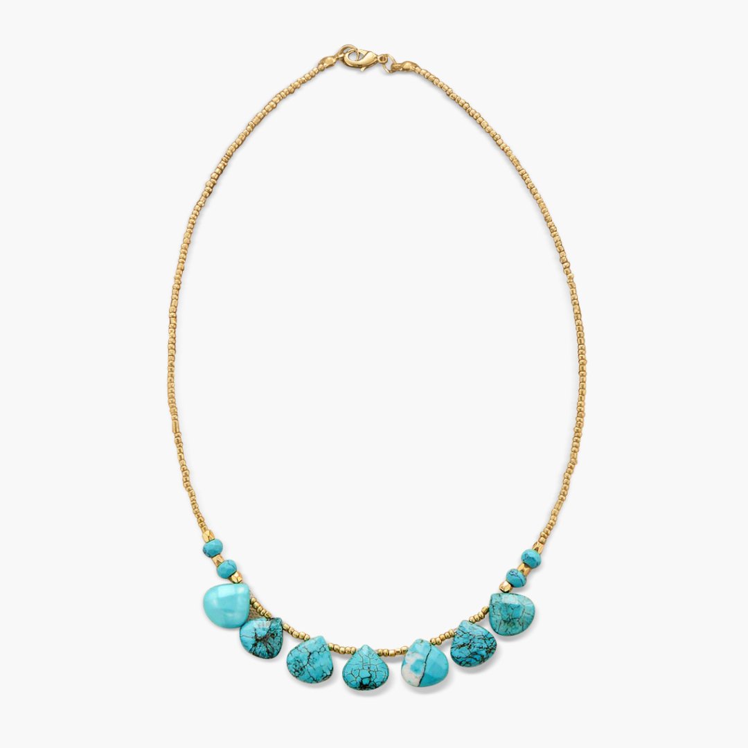 Turquoise Choker Necklace - Luulink