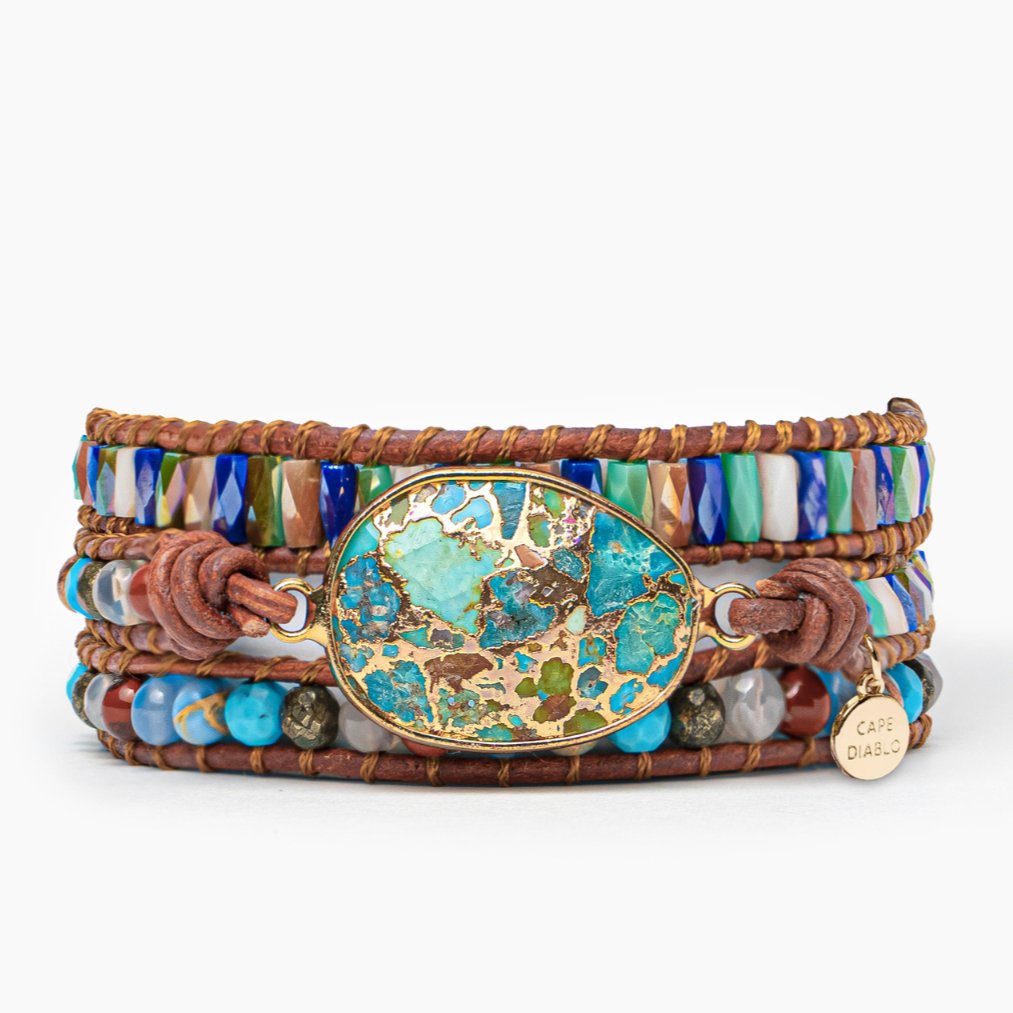 Turquoise Lioness Energy Bracelet - Luulink