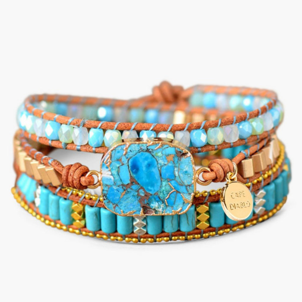 Turquoise Princess Wrap Bracelet - Luulink