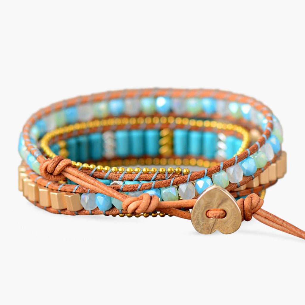 Turquoise Princess Wrap Bracelet - Luulink