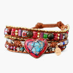 Vibrant Heart Protection Wrap Bracelet - Luulink