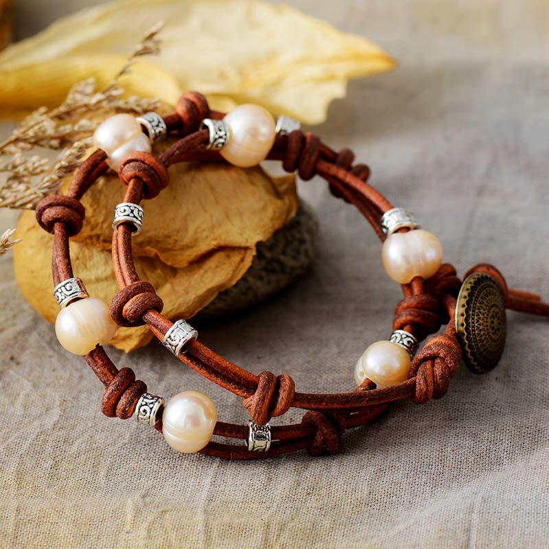Vintage Freshwater Pearl Bracelet - Luulink